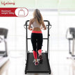 Lifelong LLTM145 Manual Multifunction Treadmill (Jogger, Twister, dumbbells holder, bottle holder), 2Level Manual Incline