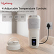 Lifelong 2-in-1 Portable Electric Kettle & Travel Bottle 400ml with 4 Temp Modes