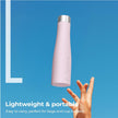 Lifelong Stainless Steel Water Bottle 900ml | Leak-Proof, Rust-Free, Odour-Free & Easy-to-Clean Bottles | Durable Travel, Gym, School & Office Water Bottles with Secure Cap (Pack of 3) Almond Birch, Blush Pink, Glacier