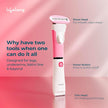 Lifelong Silken 2-in-1 Women’s Bikini & Body Trimmer | Waterproof Electric Trimmer & Manual Razor for Face, Legs & Underarms with Curve-Sensing Blades, 3 Refills, AA Battery