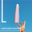 Lifelong Stainless Steel Water Bottle 900ml | Durable, Leak-Proof, Easy Grip, Rust Free, Easy-to-Clean, Odour-Free Bottle with Secure Cap for School, Travel, Gym & Work (LLBT03BL, Lavender)