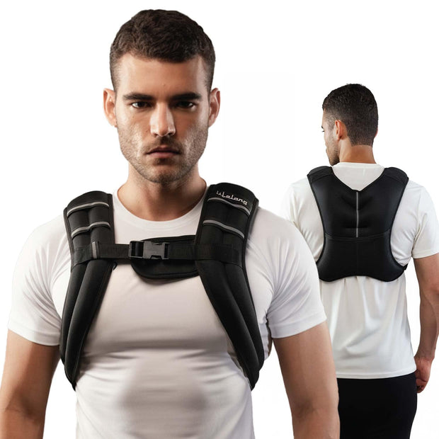 Lifelong Weighted Vest for Men and Women | Durable and Comfortable Workout Vest for Fitness, Running, CrossFit, Strength Training and Cardio | Heavy-Duty Design for Home and Gym Use (5 kg)
