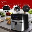 Lifelong Digital Air Fryer LLHFD722, 7.5 Litre Xl Led Touch Screen