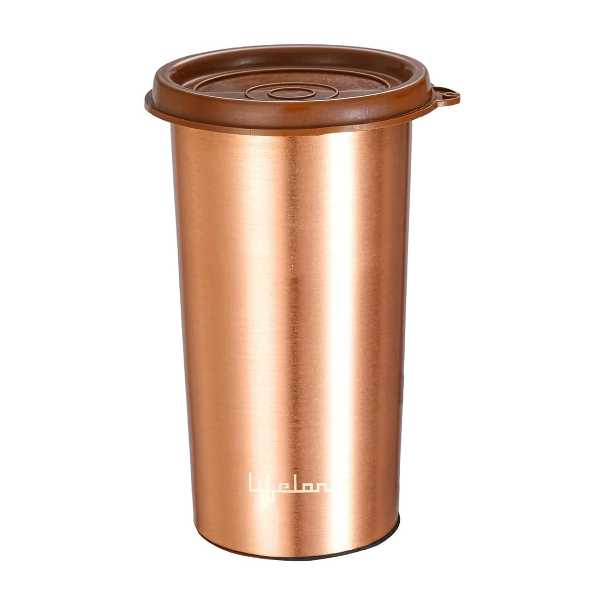 Copper Water Tumbler with Lid
