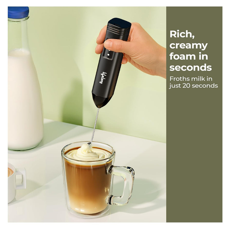 Lifelong Rechargeable Milk Frother and Beater with USB Type-C