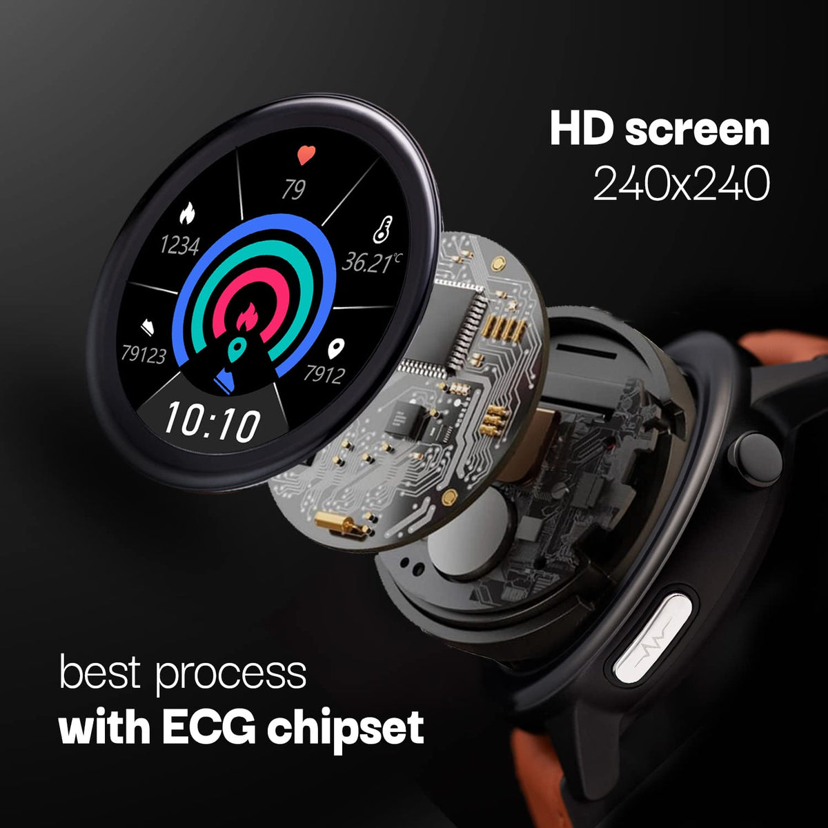 Xena Men's Smartwatch with HD Display