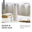 Lifelong Stainless Steel Water Bottle 900ml | Durable, Leak-Proof, Easy Grip, Rust Free, Easy-to-Clean, Odour-Free Bottle with Secure Cap for School, Travel, Gym & Work (LLBT03AB, Almond Birch)