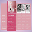 Lifelong GlideOff Luxe 5-in-1 Women’s Face & Body Trimmer | Electric Shaver & Razor with 5 Interchangeable Heads for Bikini, Eyebrow, Nose & Ear Hair Removal, 120 Min Runtime, USB Type-C Charging
