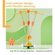Lifelong Kids Scooter with Foldable Seat – LED PU Wheels, 4-Level Adjustable Height, BIS Certified, 50kg Capacity (Yellow & Orange)