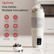 Lifelong 2-in-1 Portable Electric Kettle & Travel Bottle 400ml with 4 Temp Modes