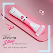 Lifelong Silken 2-in-1 Women’s Bikini & Body Trimmer | Waterproof Electric Trimmer & Manual Razor for Face, Legs & Underarms with Curve-Sensing Blades, 3 Refills, AA Battery
