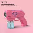 Lifelong Cuppy Big Bubble Blaster Gun with One-Touch Bubble Fun for Kids