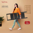 Lifelong 4 Step Steel Ladder with Handle, Foldable Portable Stool for Home, Kitchen & Office Use