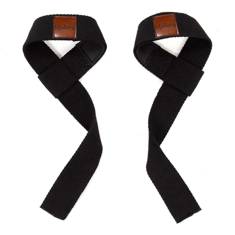 Lifelong Weight Lifting Straps for Gym | Non-Slip Grip Support for Men & Women | Soft Padded Wrist Wraps | Durable Nylon Strap for Deadlifts, Powerlifting, Strength Training | Gym Accessories