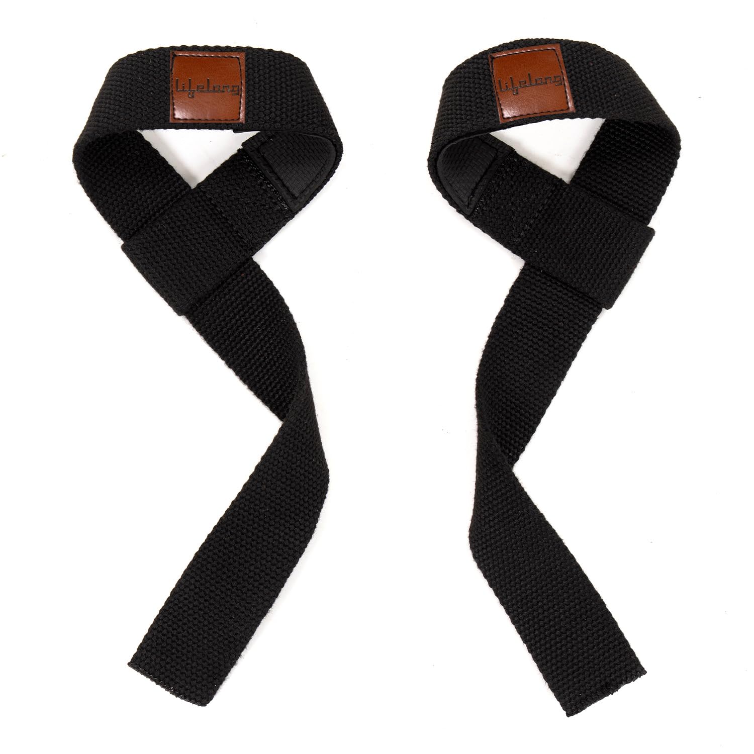 Lifelong Weight Lifting Straps for Gym | Non-Slip Grip Support for Men & Women | Soft Padded Wrist Wraps | Durable Nylon Strap for Deadlifts, Powerlifting, Strength Training | Gym Accessories