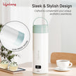 Lifelong 2-in-1 Portable Electric Kettle Bottle 400ml, Digital Touch, 4 Temp (LLEPK09)