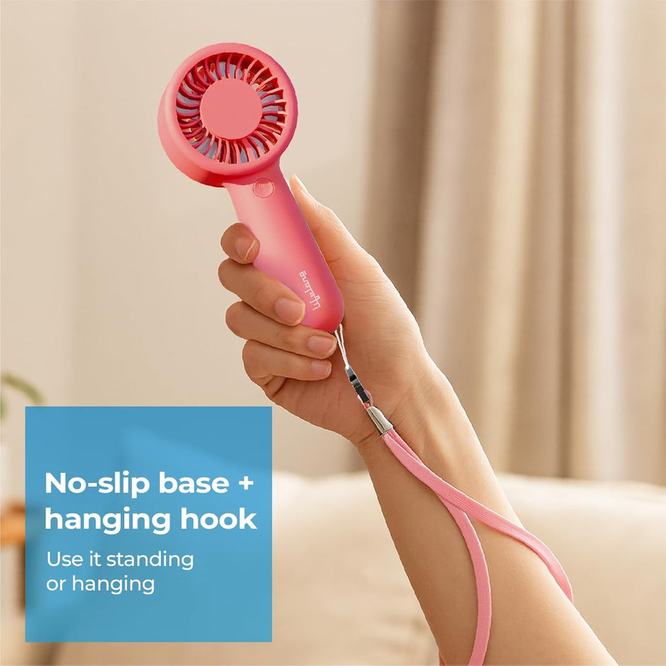 Lifelong Hand Fan | Portable Rechargeable Fan with 2000mAh Battery