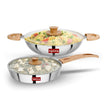 TriPly Kadhai & Fry Pan Combo – 20 cm Cookware Set