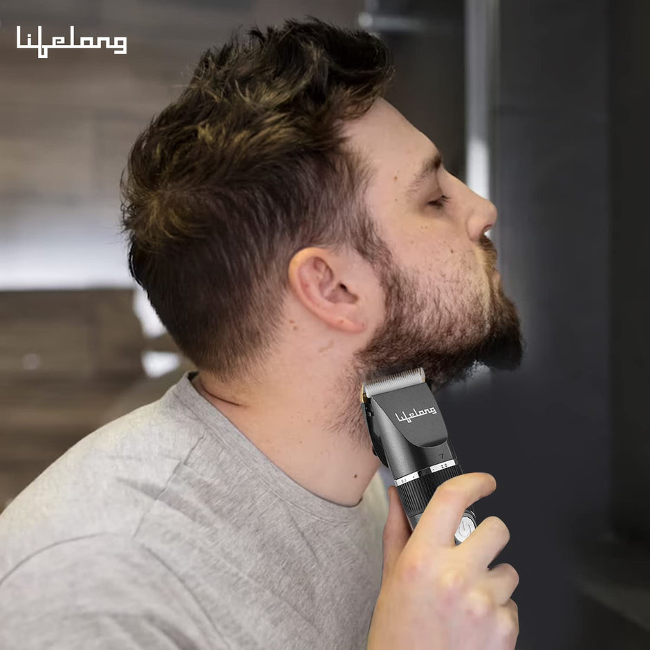 Lifelong Ace Pro Hair Clipper with Digital Display & 3Hr Runtime for Men