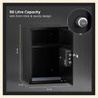 Lifelong 56L Fingerprint Safe Locker – Steel Body, LED, Multi-Access Modes
