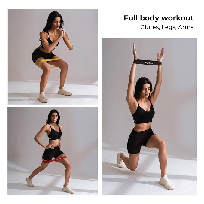 Mini Resistance Bands Set of 3 – Medium to Extra Heavy Strength (10–20kg)