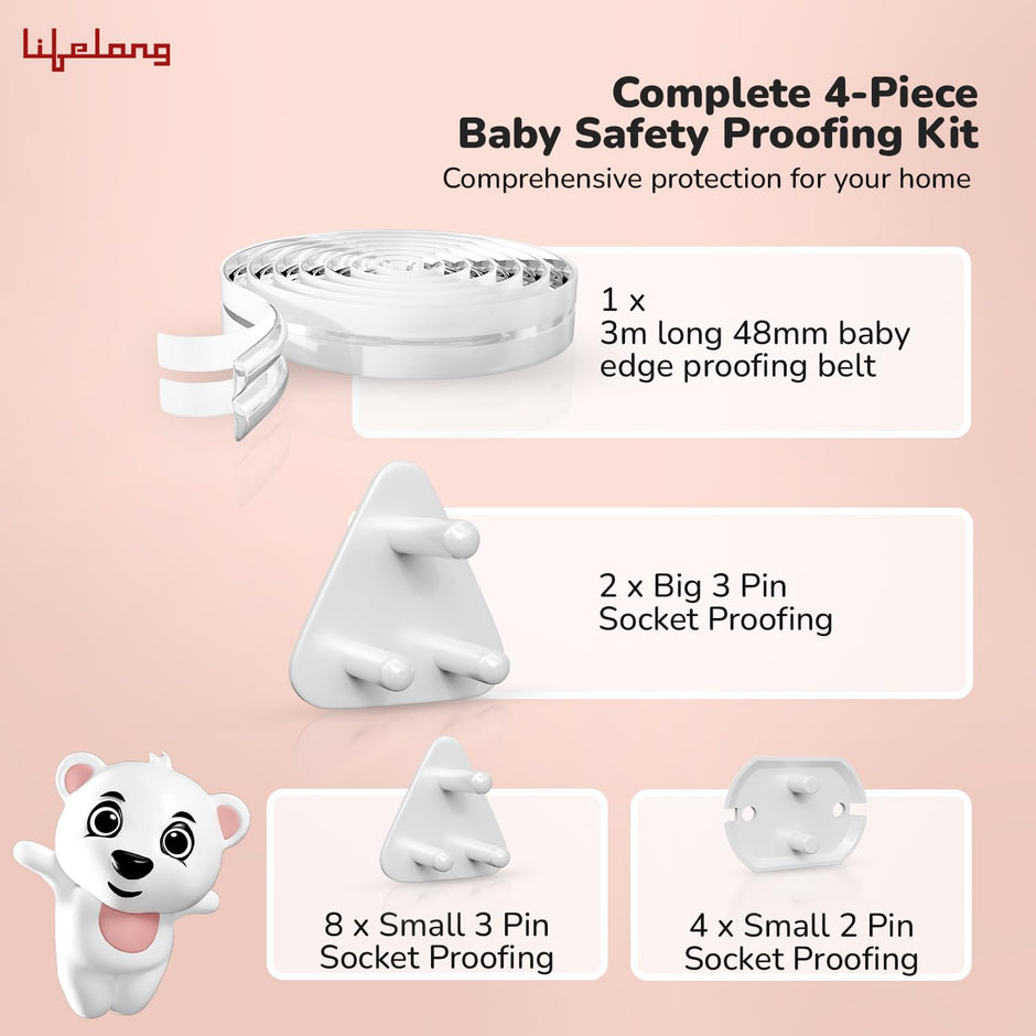 Lifelong Cuppy Baby Safety & Protection Kit 4 in 1
