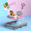 Lifelong Cuppy 3-in-1 Baby Walker for 6-24 Months | Adjustable Height Walker with Parental Handle | Musical Piano, Feeding Tray & Padded Seat for Comfort