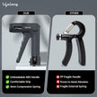 Lifelong Adjustable Hand Gripper with Counter – 5–60kg Resistance Forearm Strengthener for Men & Women, Physiotherapy & Gym Accessory (Grey)