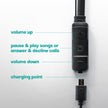 Vibez by Lifelong 2-in-1 Wireless & Wired Earphones with Extra Bass