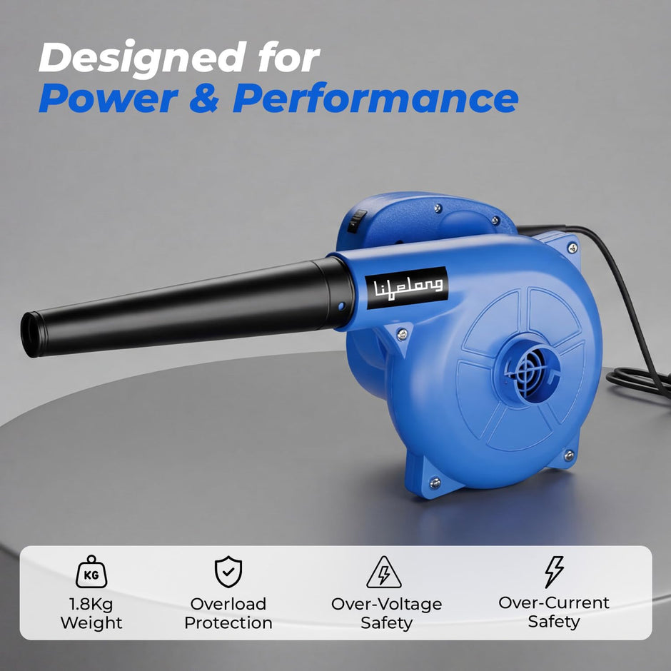 Lifelong 600W Air Blower Machine with 15,000 RPM | 6-Variable Speed | 5M Wire