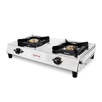 2-Burner Manual Ignition Gas Stove