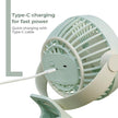 Lifelong Portable USB Fan with 3 Speeds | Up to 5-hours Battery Backup