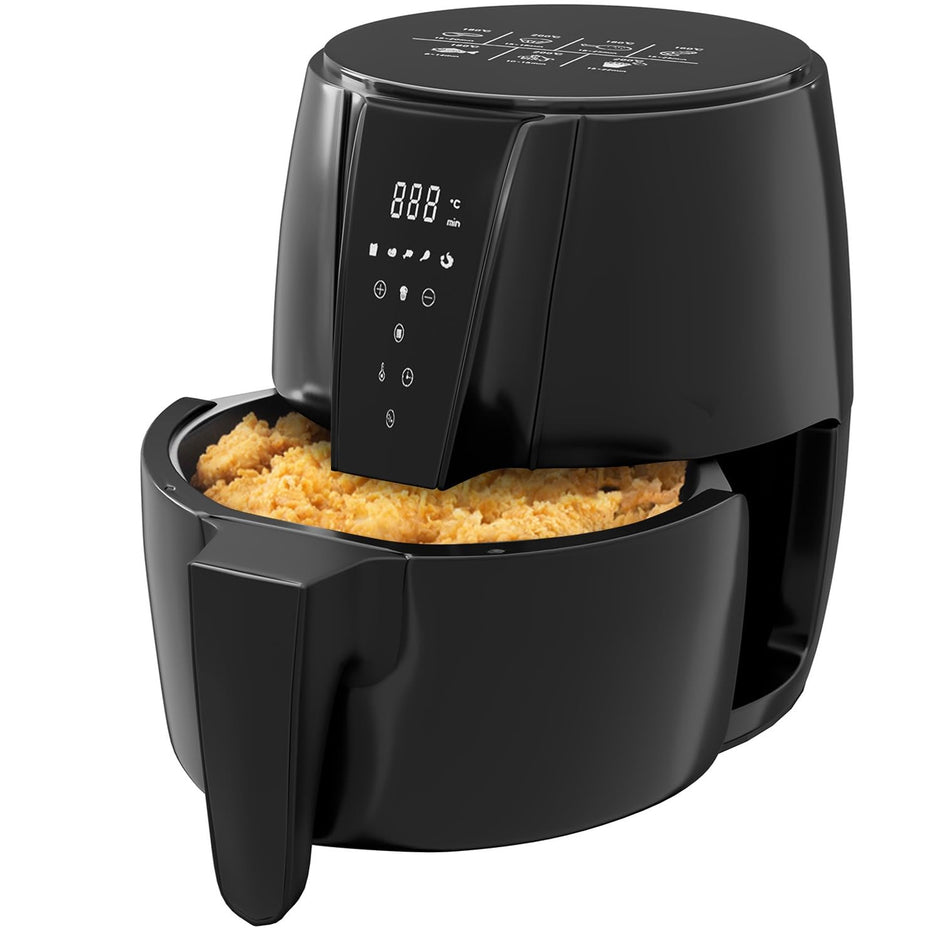 Lifelong Air Fryer | 1350W, 4.2L, Digital with 6 Presets, Hot Air Circulation