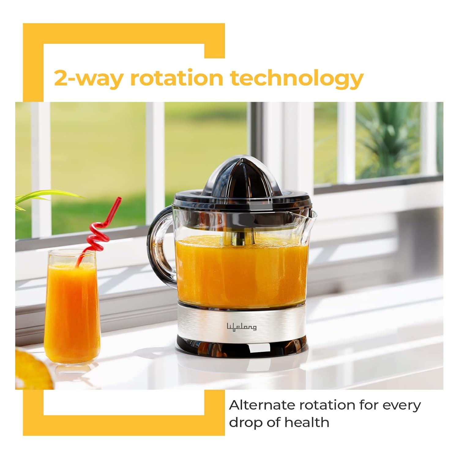 Lifelong Electric Citrus Juicer | 700 ml
