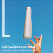 Lifelong Stainless Steel Water Bottle 900ml | Durable, Leak-Proof, Easy Grip, Rust Free, Easy-to-Clean, Odour-Free Bottle with Secure Cap for School, Travel, Gym & Work (LLBT03AB, Almond Birch)