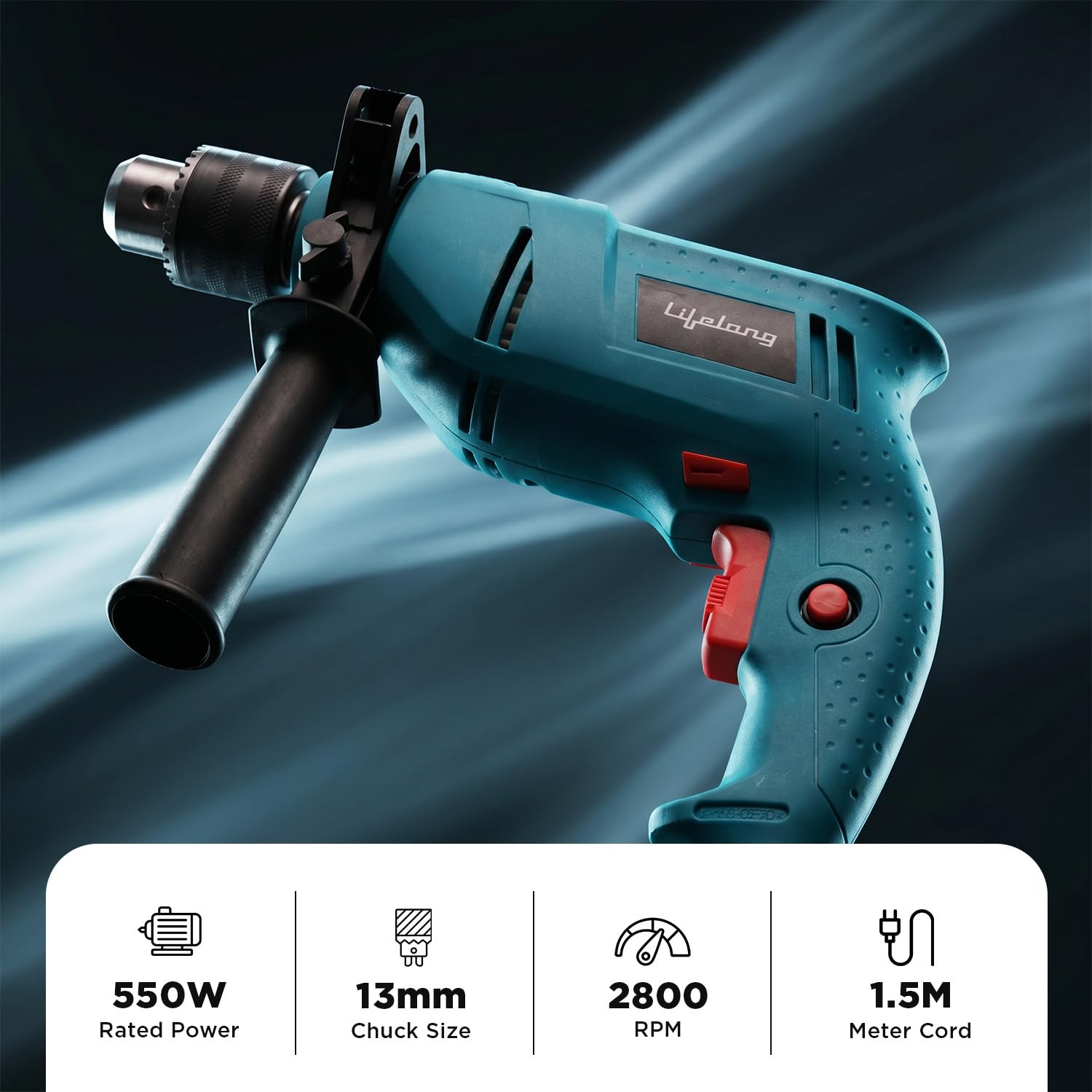 Lifelong Corded Drill Tool Kit for Home Repairs, DIY Projects & Drilling Tasks