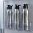 Lifelong 750ml Stainless Steel Water Bottle Pack of 3 | Leak-Proof & Durable | Easy to Clean | Odour-Free | Rust-Free Build, Secure Cap & Easy Grip | Ideal for School, Office, Travel & Gym (Silver)