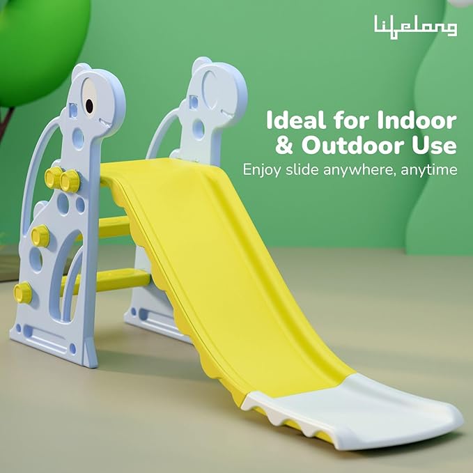 Lifelong Cuppy Kids Slide (Blue, LLCKS01) - Durable, Safe & Portable Play Slide for Toddlers