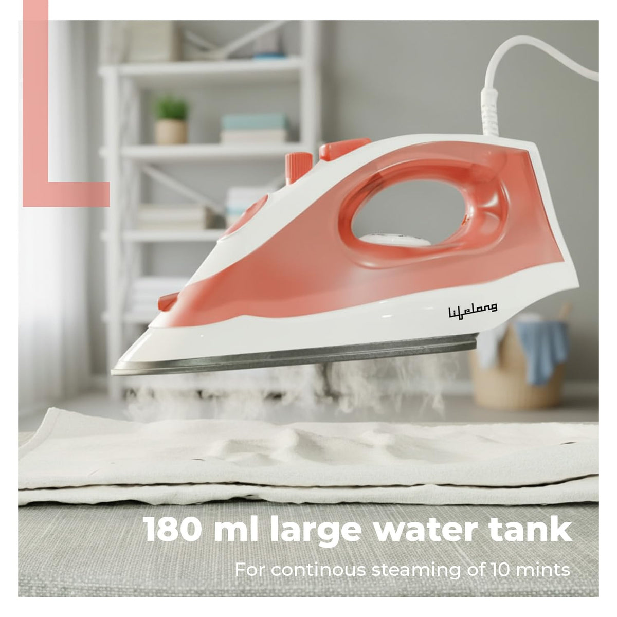 1300W Steam Iron with Vertical Steaming