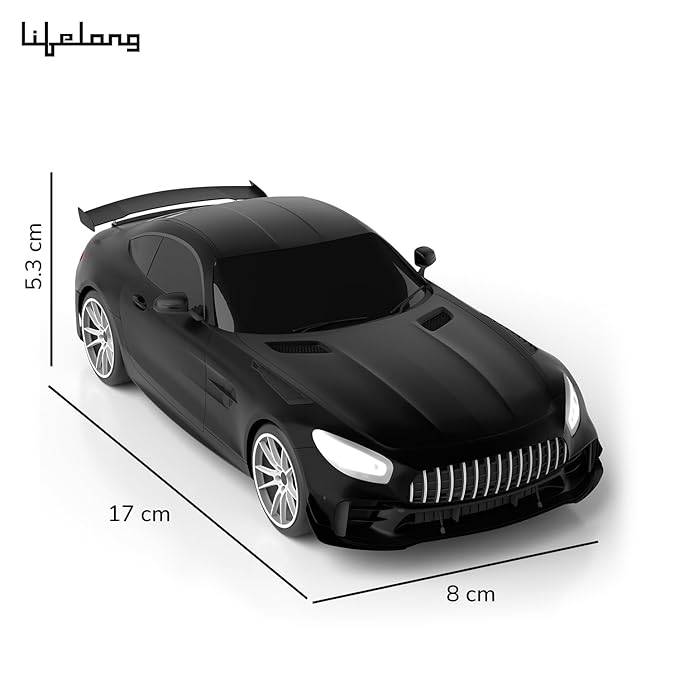 Lifelong Cuppy Remote Control Car | Rechargeable RC Racing Toy with LED Lights