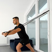 Lifelong Resistance Tube – 10KG Light Resistance, Foam Grip Exercise Band with Door Anchor (Red)
