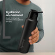 Lifelong 950ml Stainless Steel Water Bottle – Leak-Proof, Durable, Black