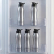 Lifelong 750ml Stainless Steel Water Bottle Pack of 5 | Leak-Proof & Durable | Easy to Clean | Odour-Free | Rust-Free Build, Secure Cap & Easy Grip | Ideal for School, Office, Travel & Gym (Silver)