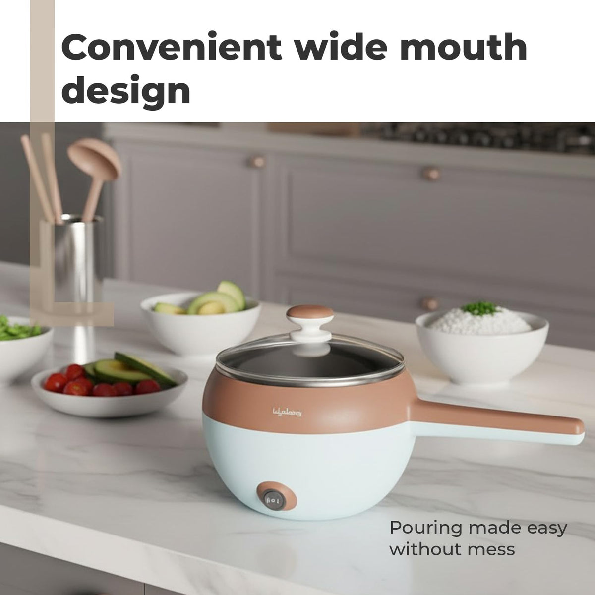600W Multi-Cook Electric Kettle
