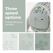 Lifelong Portable USB Fan with 3 Speeds | Up to 5-hours Battery Backup