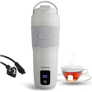 Lifelong 2-in-1 Portable Electric Kettle & Travel Bottle 400ml with 4 Temp Modes