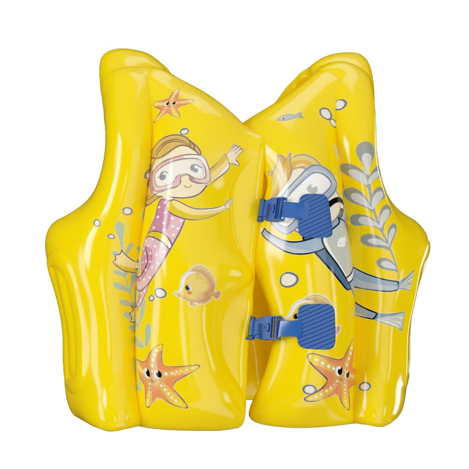 Lifelong Beginner Swim Vest Jacket for Kids Swimming Life Jacket( Blue)