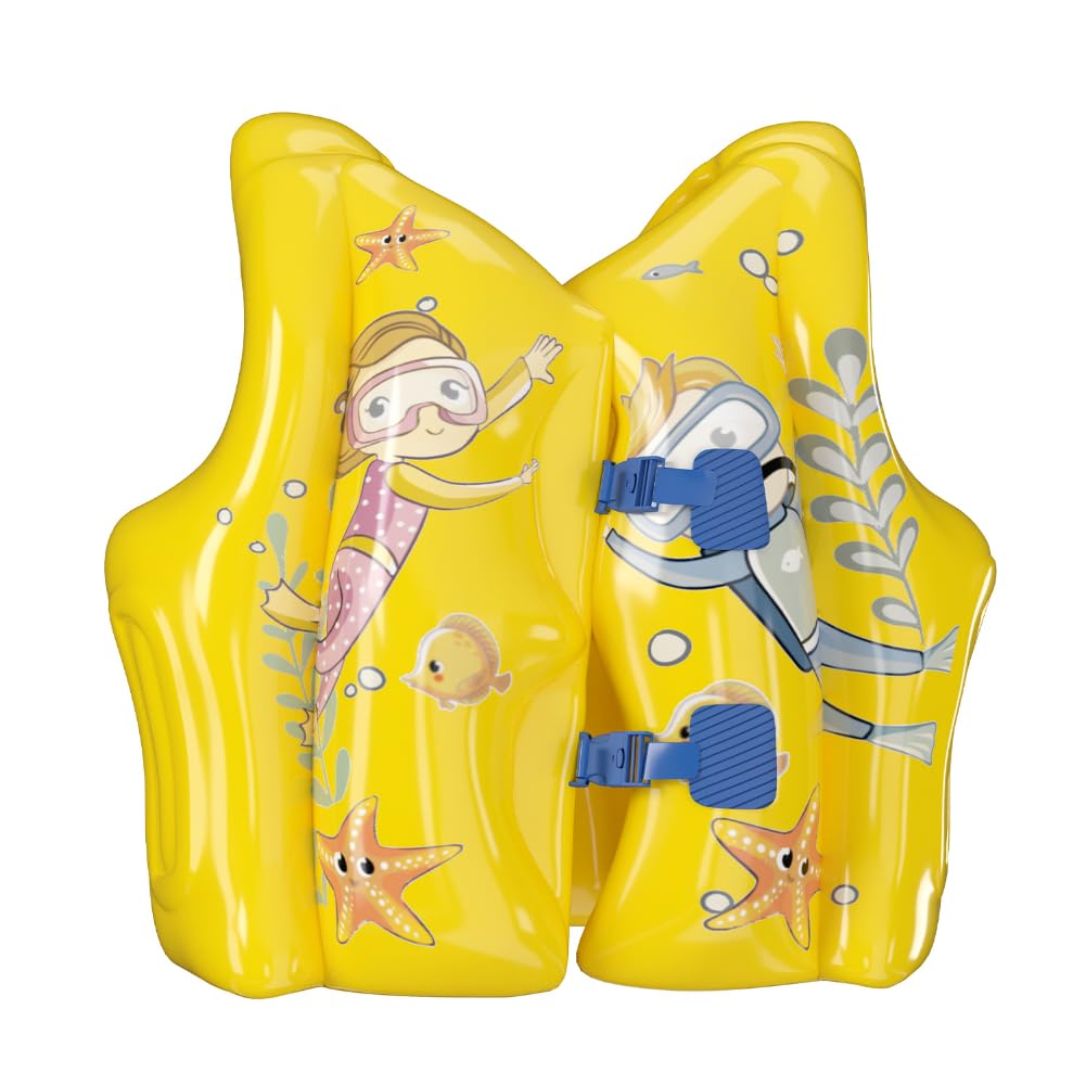Lifelong Beginner Swim Vest Jacket for Kids Swimming Life Jacket( Blue)