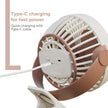 Lifelong Portable USB Fan with 3 Speeds | Up to 5-hours Battery Backup