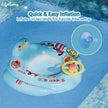 Lifelong Swimming Tube Inflatable Swim Ring Pool Float Aid Baby Seat Safe Anti-flip (Blue)